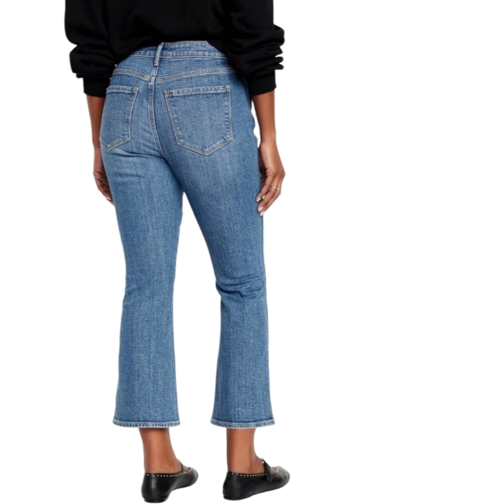 Old Navy High Rise Ankle Flare Jeans - Picture 2 of 5